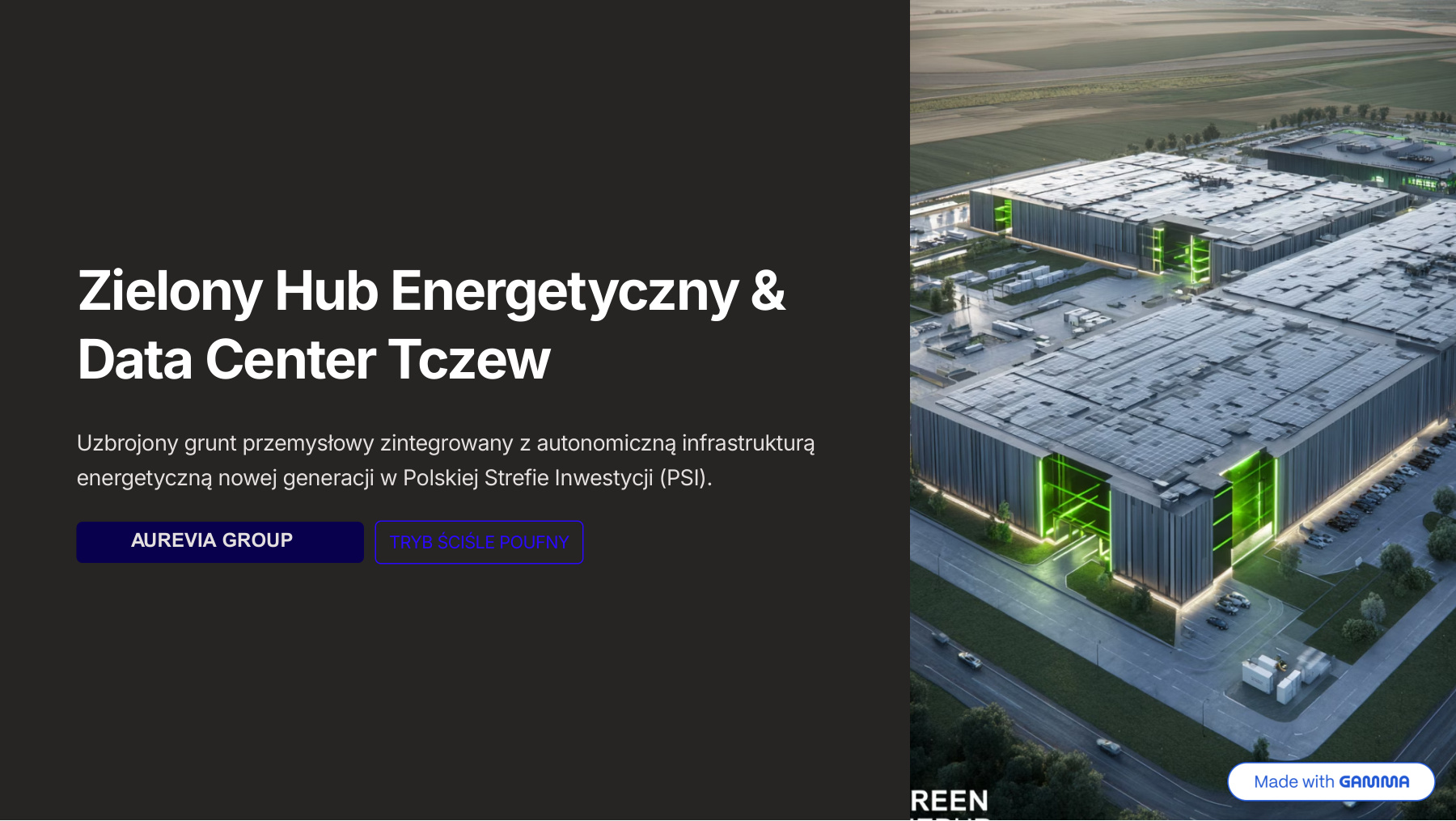 Tczew - Data Center i Green Hub